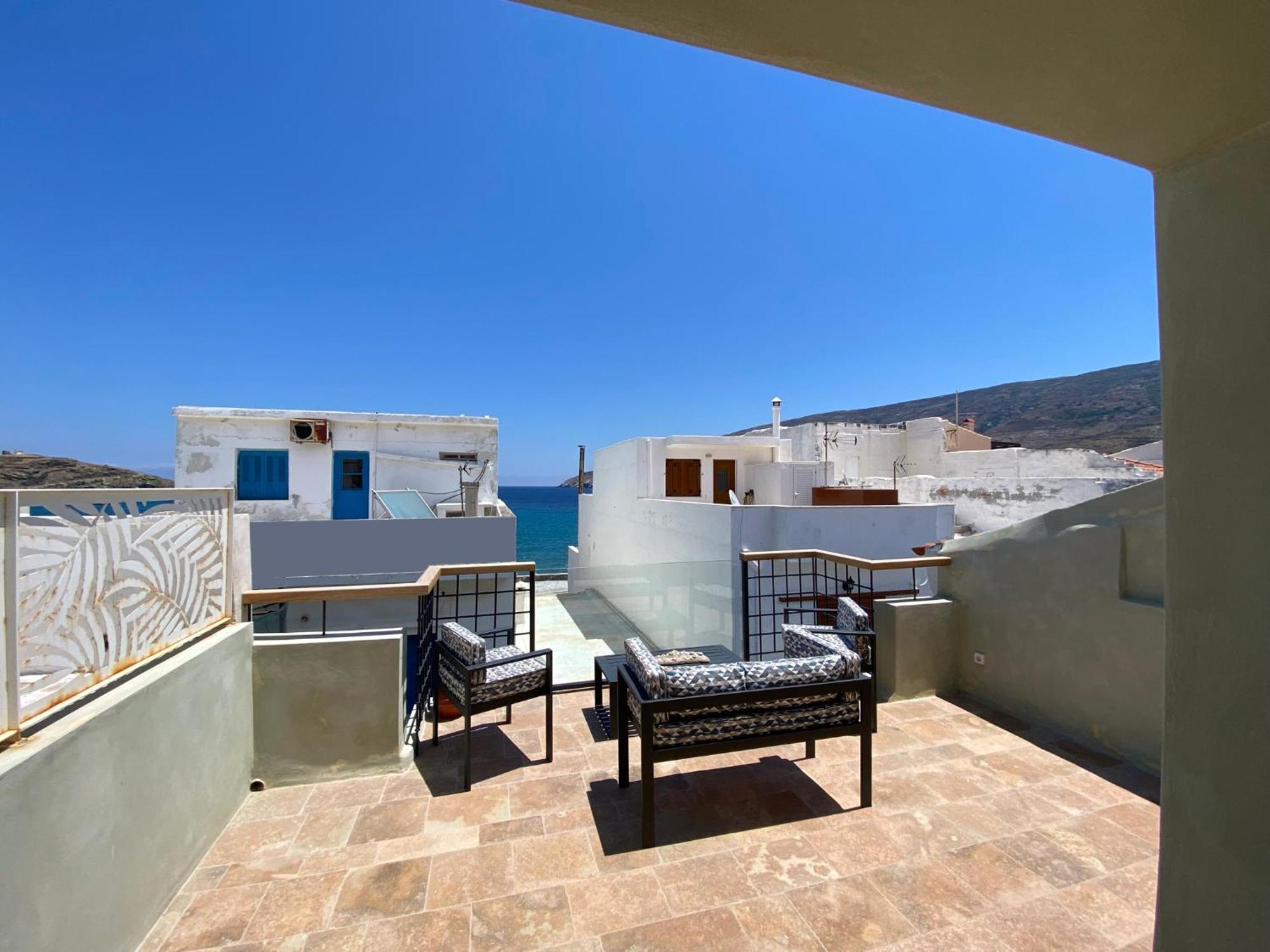 Andros 4 All Seasons Villas & Suites Ormos  Ngoại thất bức ảnh